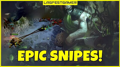 Epic Snipes! - Urgot League of Legends ARAM Gameplay