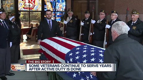 Some veterans continue to serve years after active duty is done
