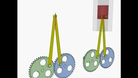 2454 Gear and linkage mechanism 1