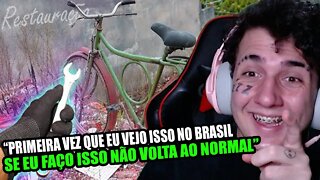 Restaurando uma Bike Antiga !! Caloi Super C 1980 - Léo Muriel React