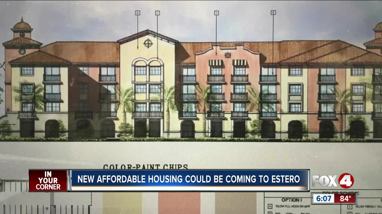 Estero reviews proposal for affordable apartments