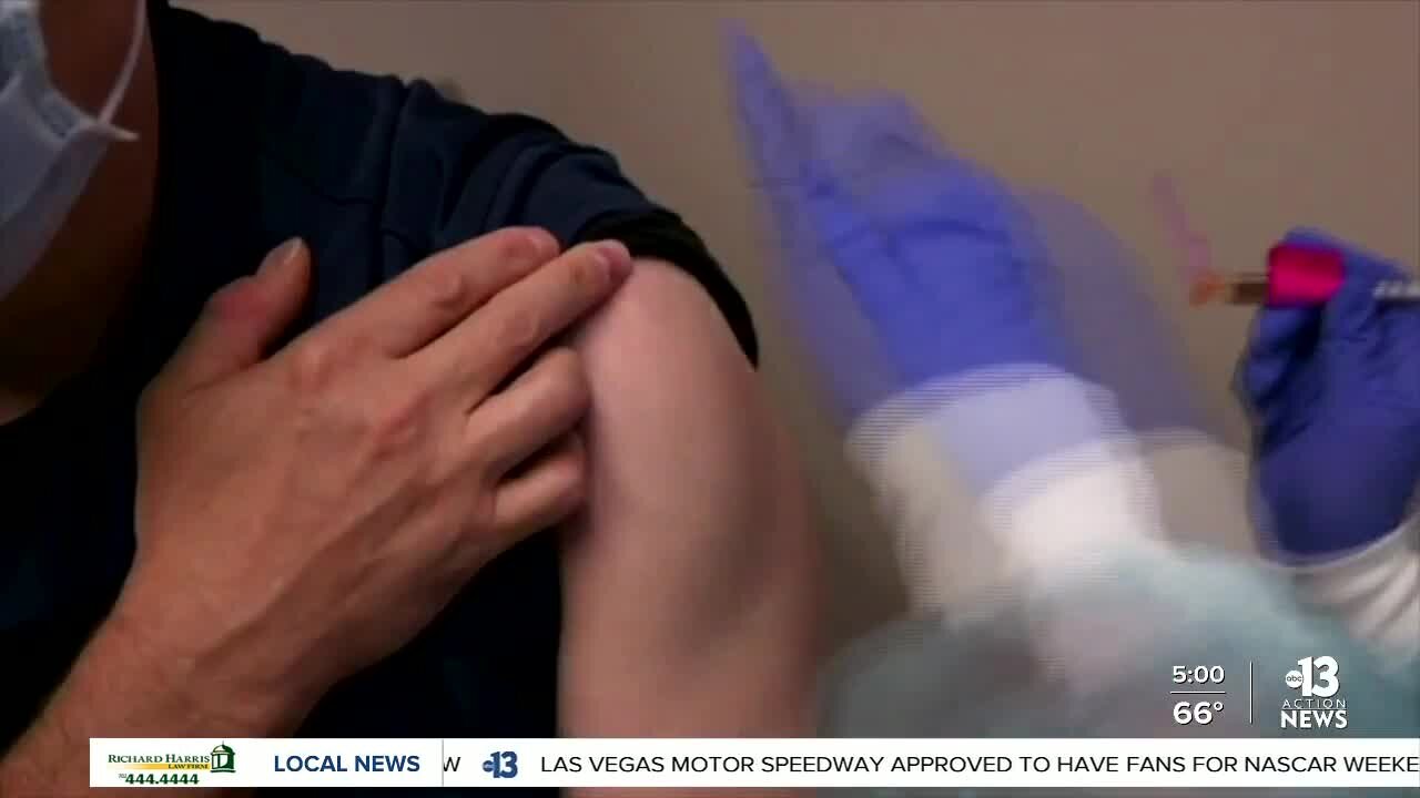 Nevada is playing catch up after severe weather delayed vaccine shipments