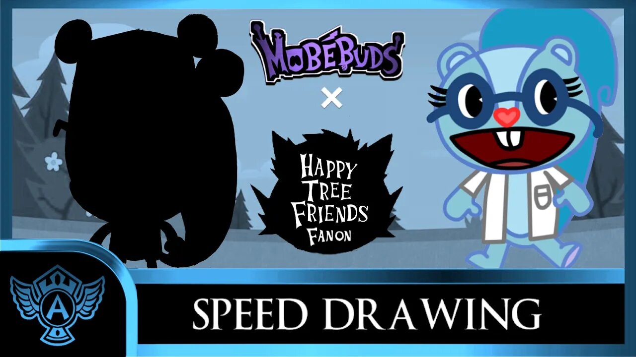 Speed Drawing: Happy Tree Friends Fanon - Darlene | Mobebuds Style