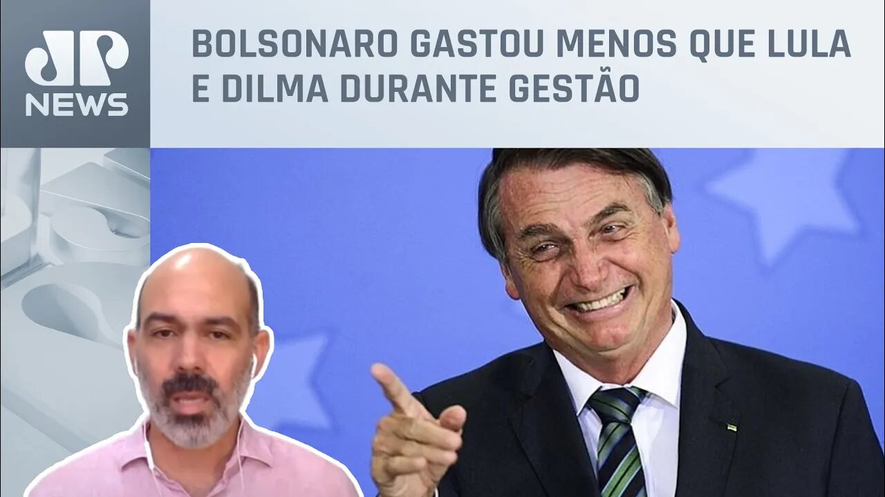 Schelp comenta gastos de Bolsonaro durante gestão