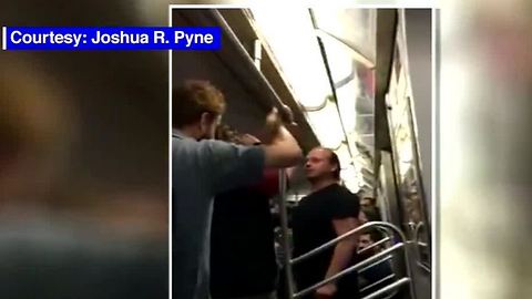 Man spews racial slurs at train passengers