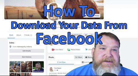 How To Download Your Data From Facebook