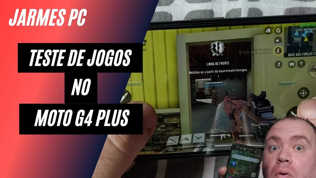 Impressionante, Teste de jogos Moto G4 Plus