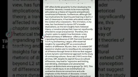feminism and crt