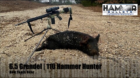 6.5 Grendel 110 Hammer Hunter New Years Boar