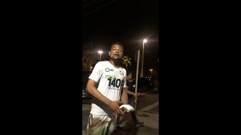 Artista de rua em Aracaju