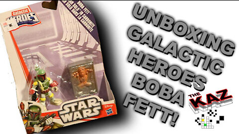 Galactic Heroes Boba Fett & Han Solo in carbonite unboxing