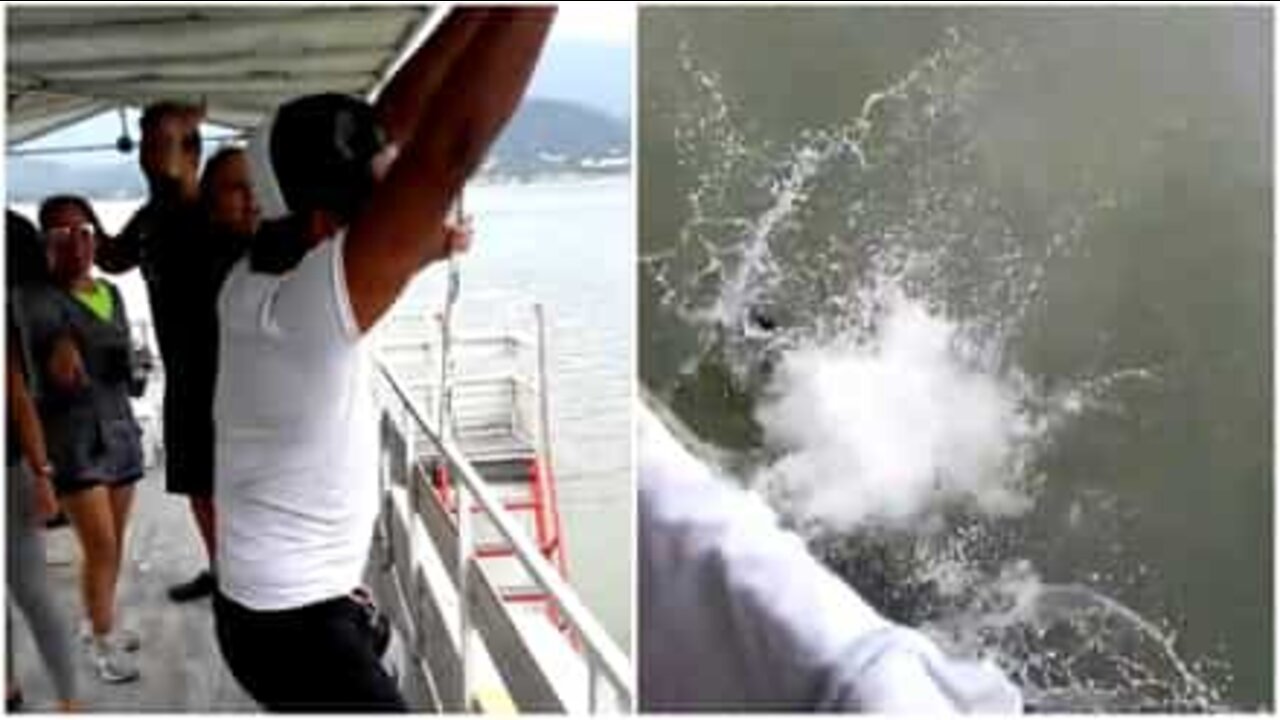 Uma dança original dentro de um barco que terminou mal