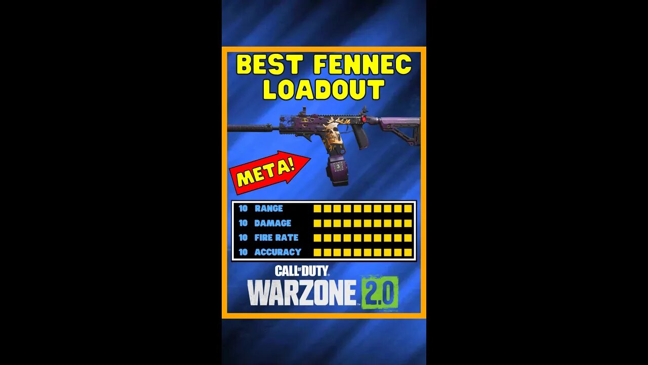 Best FENNEC Loadout in WARZONE 2 😏 #shorts