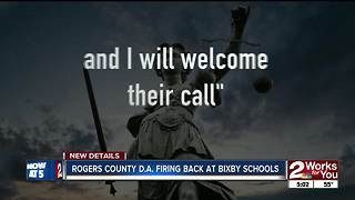 Rogers County D.A. Fires Back