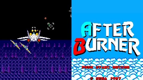 1987 After Burner Arcade Game. Sega Master System. No Commentary Gameplay. | Piso games