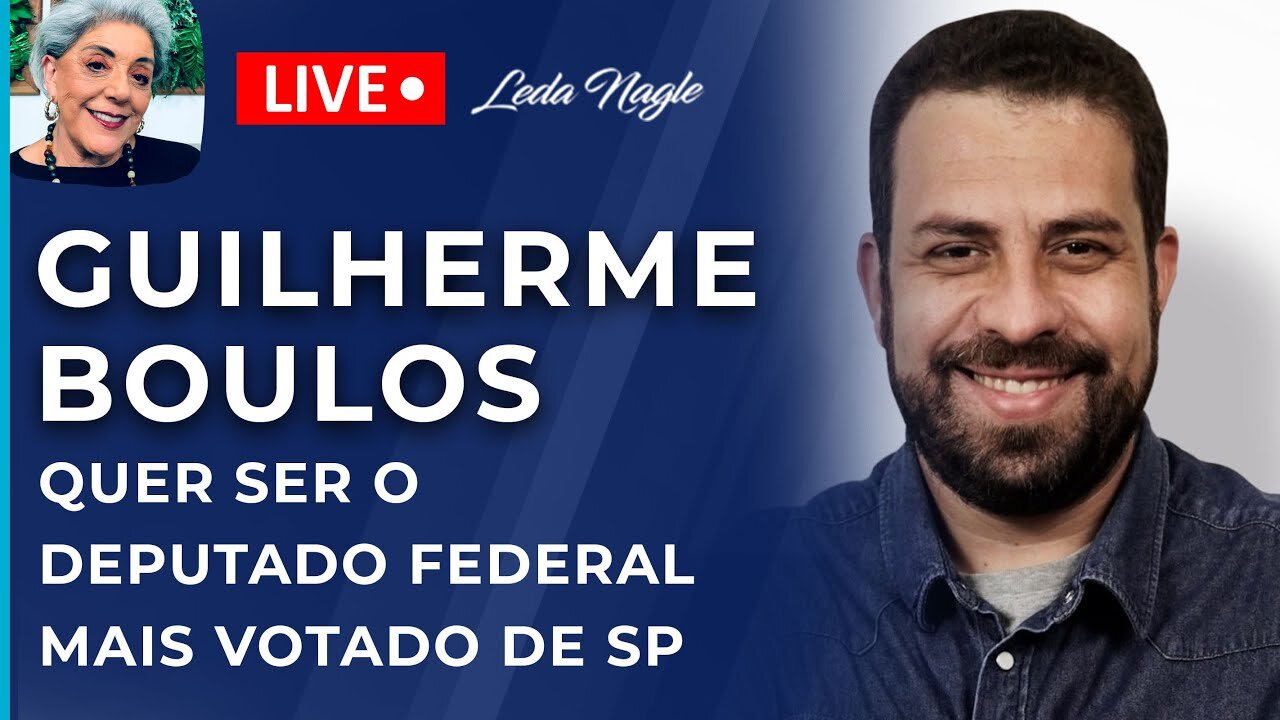 Boulos desistiu da candidatura a gov de são paulo, quer ser o deputado federal mais votado de sp