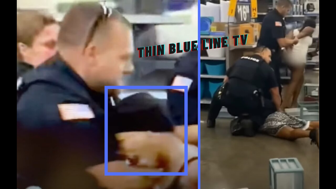 BODYCAM: Woman Tries To Bite Officer Gets Punched In The Face In Chaotic 'People of Walmart' Scene