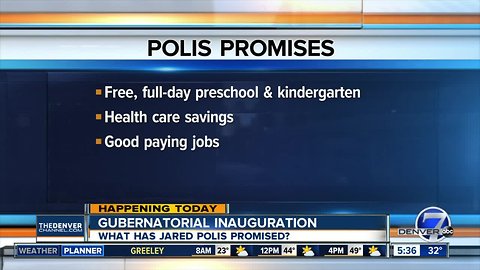 Polis promises during the campaign