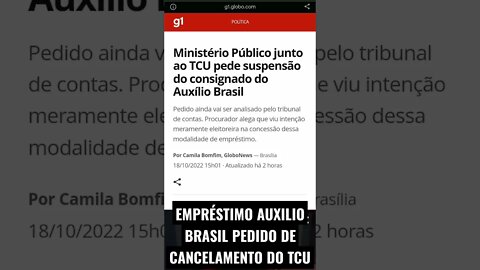 Empréstimo do Auxílio Brasil Cancelado ?