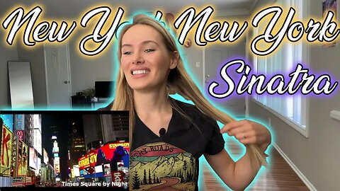 Frank Sinatra-New York, New York!! Russian Girl First Time Hearing!!!