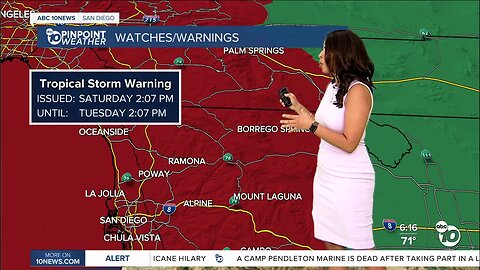 Ciara's Forecast Saturday, Aug. 19, 2023: Tracking Hilary