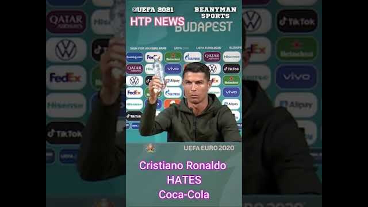 Cristiano Ronaldo's gesture causes Coca-Cola to lose $4 billion