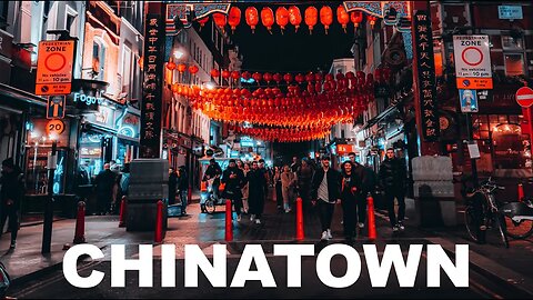 🏴󠁧󠁢󠁥󠁮󠁧󠁿NIGHTLIFE IN LONDON - CHINATOWN 4K WALK