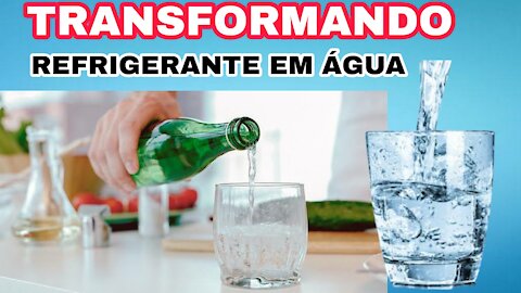 COMO transformar refrigerante em água alcalina