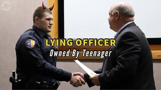Liar Liar Pants On Fire, Teenager Owns Police Officer