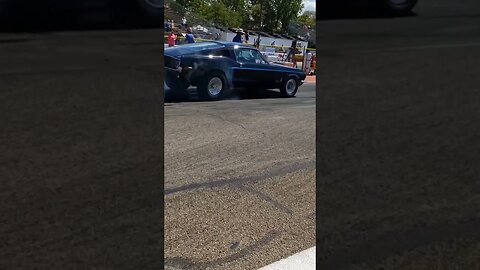 68 Mustang fastback smokes em up