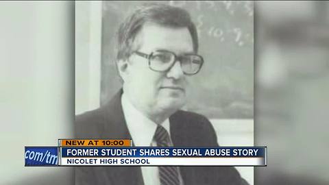 'He'll go to hell for what he did': Former Nicolet student says he was also abused by former teacher