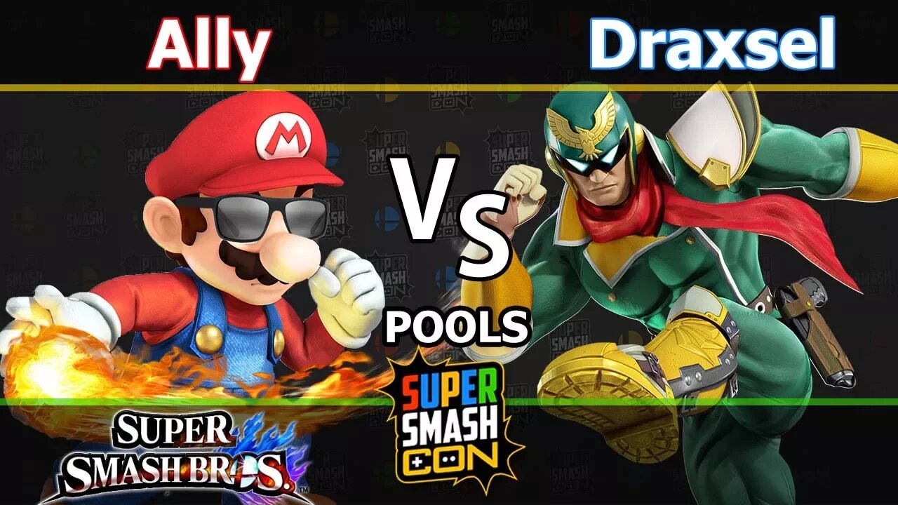 C9|Ally (Mario) vs. LML|Draxsel (C. Falcon) - Wii U Singles Pools - SSC2017