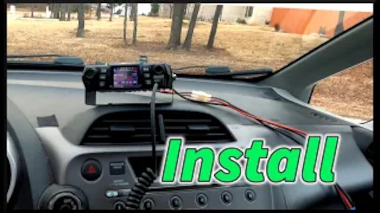 Car Ham Radio Install BTECH GMRS TX 50 Watt (2M 70CM RX Only) Radio