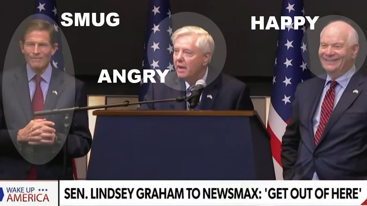 Lindsey Graham defends Rashida Tlaib's FREE SPEECH while in Israel - Oct. 23, 2023