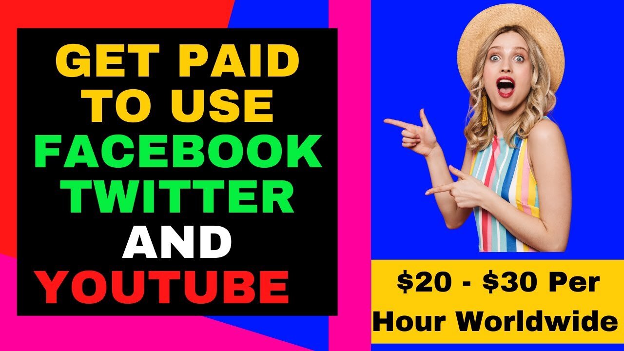 How To Get Paid To Use Facebook Twitter And Youtube #youtobe