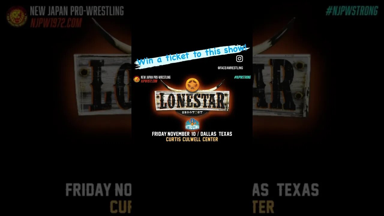 Win a ticket to #njpw here in Texas!