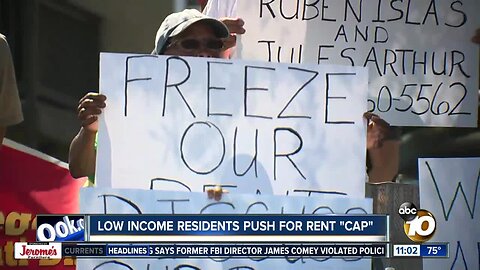 Low income residents push for rent cap