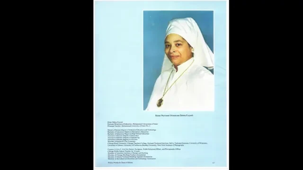 MUI National Directress: Qualify Yourself for Positions By The Most Honorable Elijah Muhammad