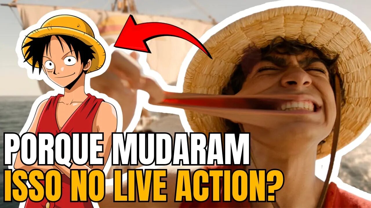 10 DIFERENÇAS ENTRE O LIVE ACTION E O ANIME DE ONE PIECE! ☠️🏴☠️