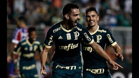 Gol de Bruno Henrique - Palmeiras 2 x 2 Bahia - Narração Nilson Cesar