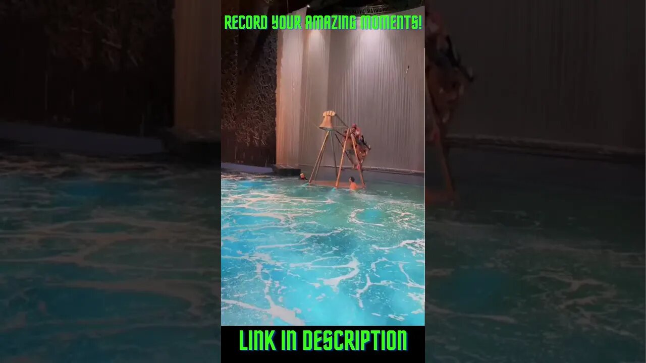 Amazing Pool Swing #Shorts #Pool #Acrobatics #Fun #Youtube Shorts #Cirque du Soleil #Swimming