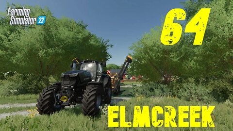 Planting at New Field @Elmcreek Farm Part 64- FARMING SIMULATOR 22 - Timelapse