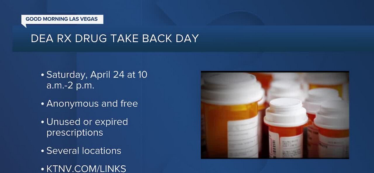 DEA hosting Drug Take Back Day on April 24