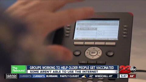 Rebound: Groups working to help older people get vaccinated, some aren't able to use the internet