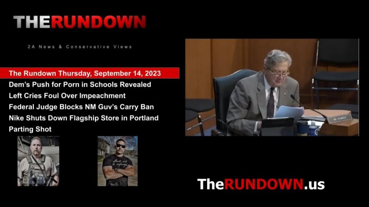 #576 - Democrat Push to Put Porn in Public School Libraries Exposed in Senate Hearing