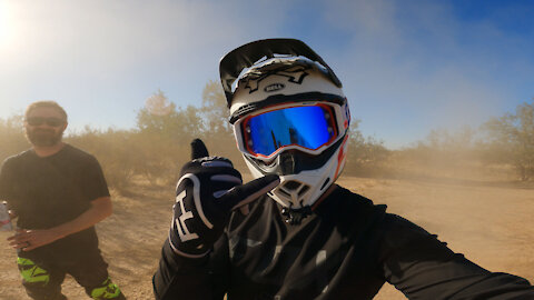 Dads, Desert, Dirtbikes + Sons = FUN!!