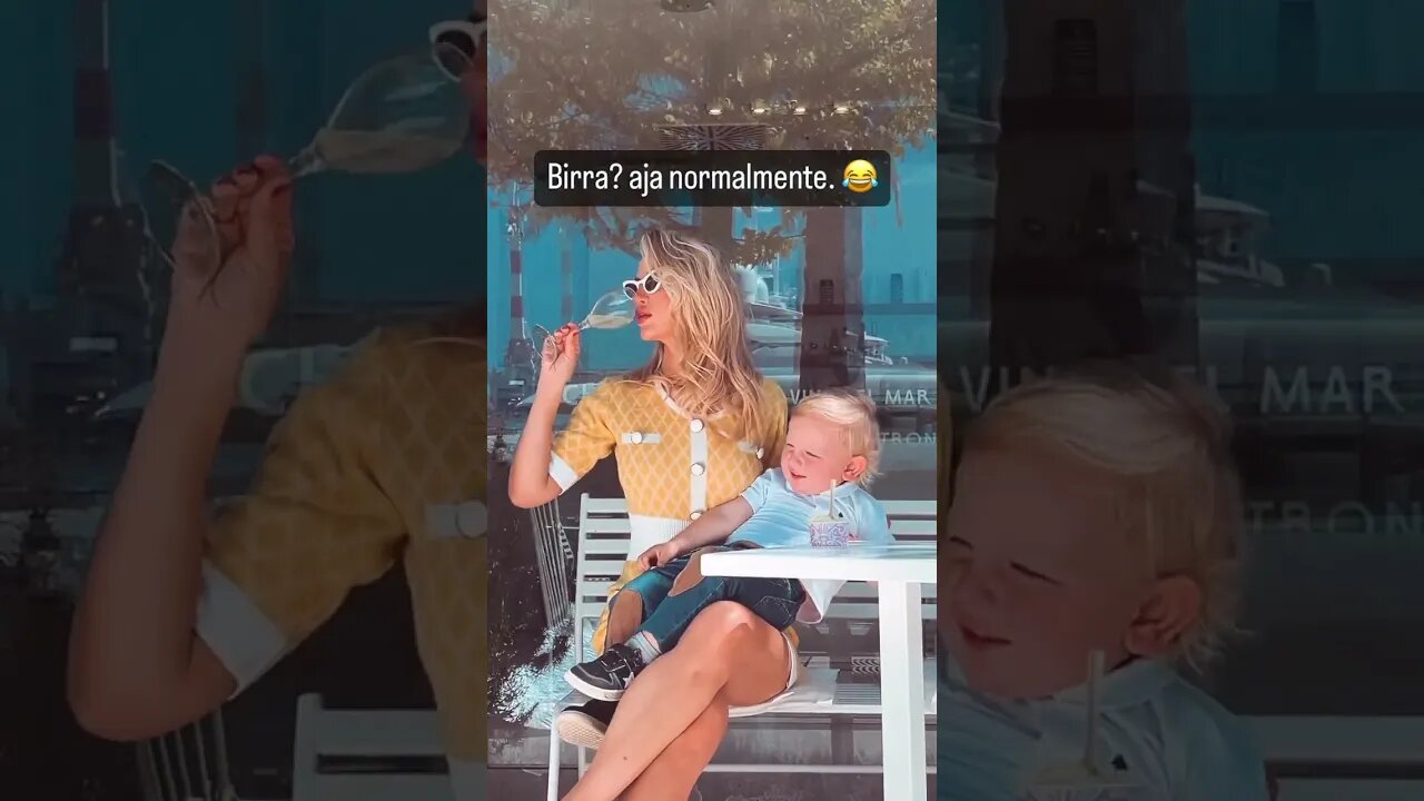 Mãe sempre mantendo a elegância