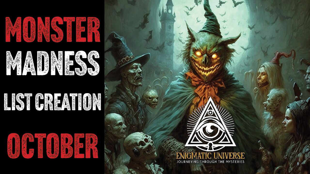 Enigmatic Universe - Episode 19: Monster Madness October List Creation