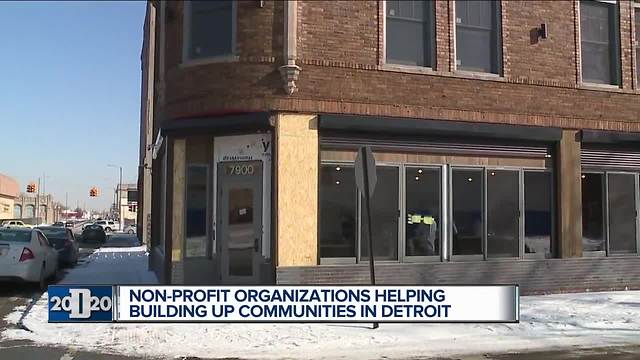 Non-profit organizations helping build up communities in Detroit