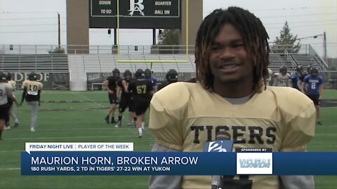 FNL Player of the Week: Maurion Horn, Broken Arrow